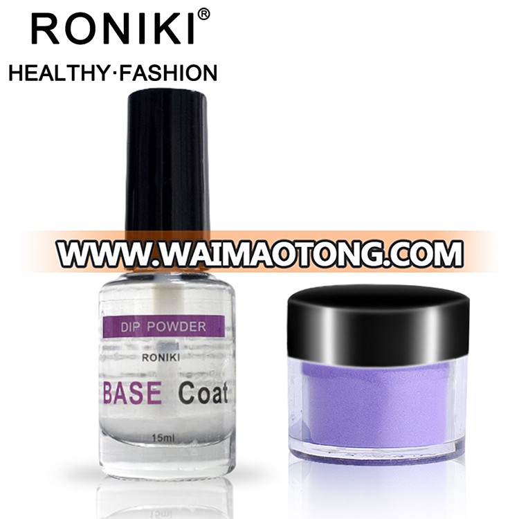 RONIKI Hotsales Uv Gel Acrylic Dipping Powder Starter Kit for Nail Art Designs